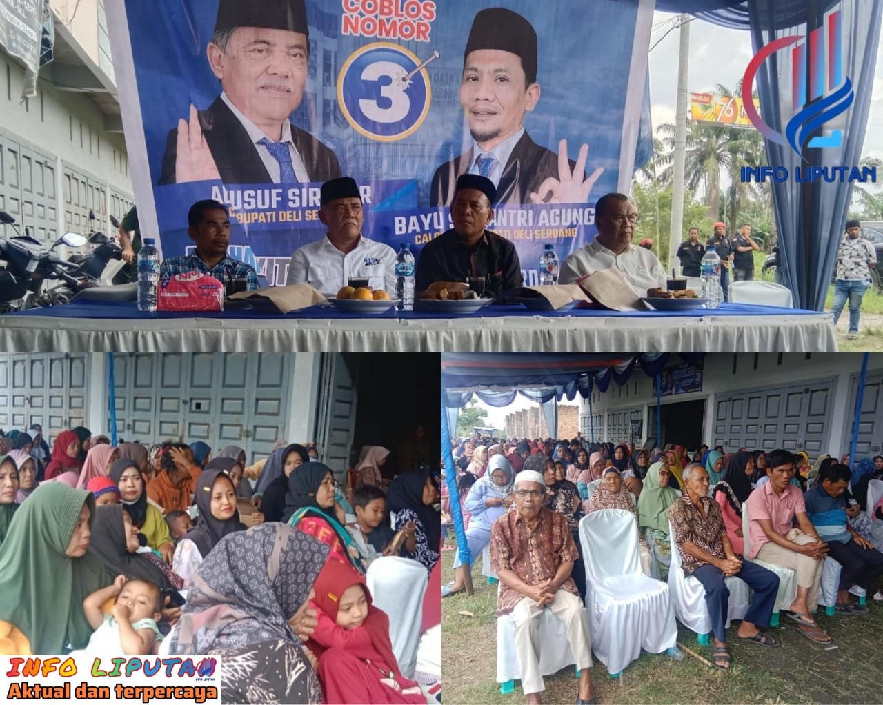 Masyarakat Aras Kabu Nyatakan Sikap, Siap mendukung dan Memenangkan Paslon 03 Yusuf – Bayu