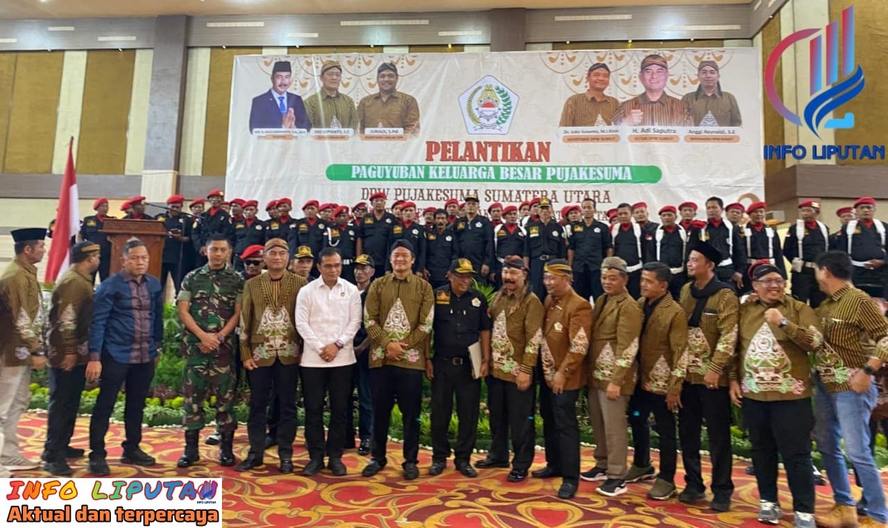 Pelantikan DPW dan DPD Pujakesuma Sumut Masa Bakti 2024-2029 