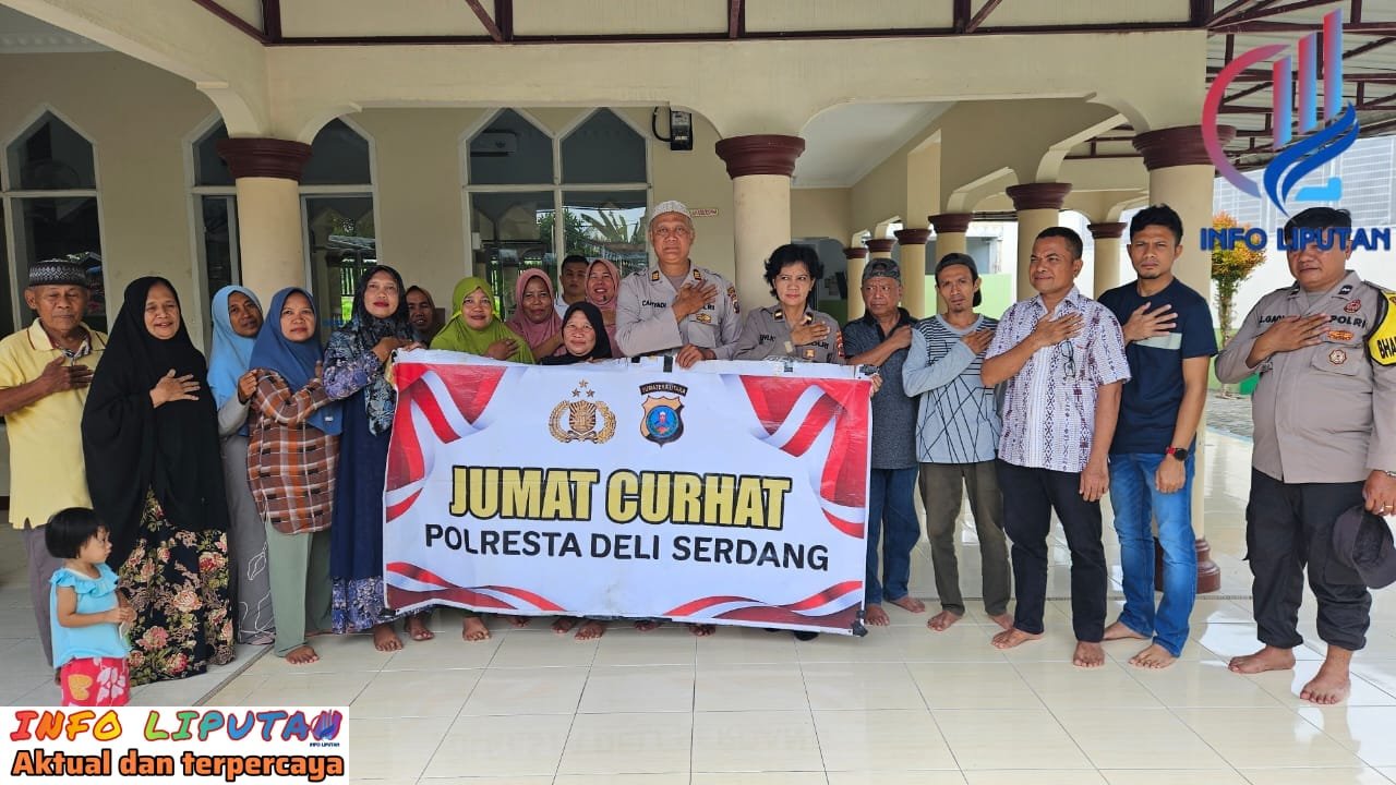 Dengarkan Keluhan Dari Masyarakat, Polresta Deli Serdang Rutin Gelar Kegiatan Jumat Curhat Setiap Minggunya