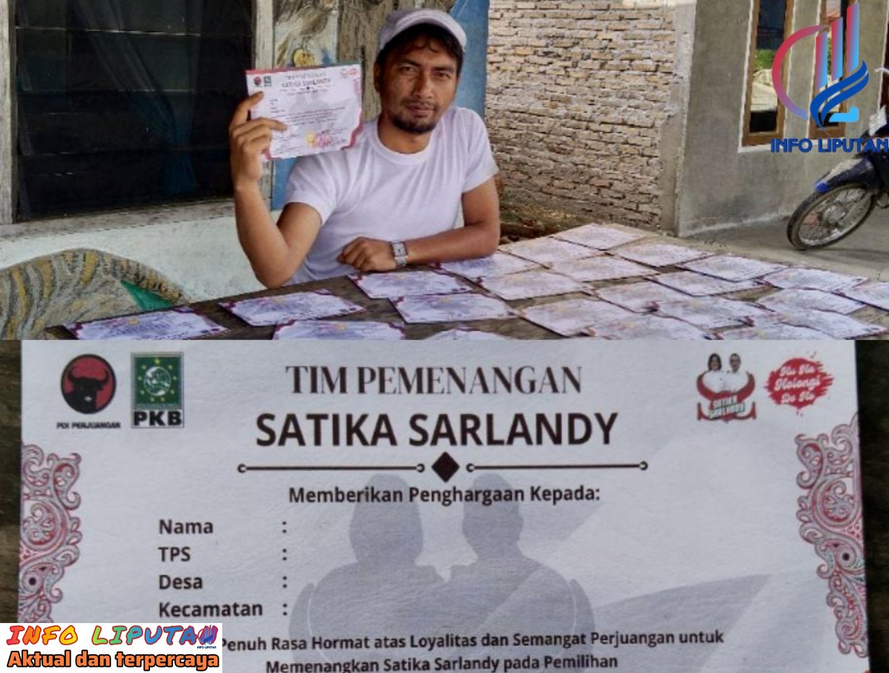 Mengulas Sertifikat Pembodohan Masyarakat Oleh Timses 01 Satika-Sarlandy