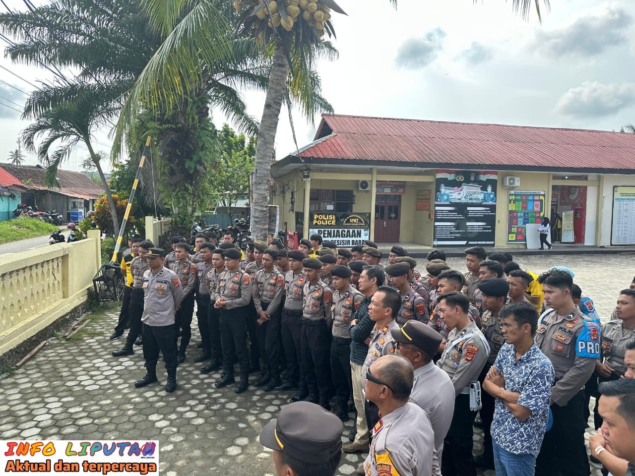 Polres Pesisir Barat Gelar Tactical Wall Game (TWG) untuk Pengamanan Debat Kandidat Pilkada 2024