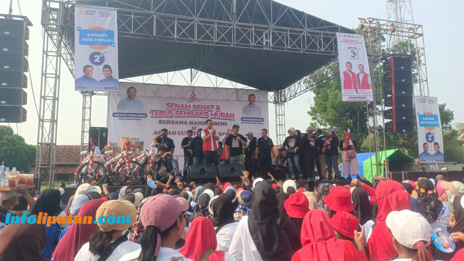 Serunya Hari Terakhir Kampanye Cabup Dan Cagub Di Klaten