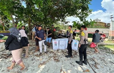 Polres Tanggamus Kawal Distribusi Logistik Pilkada Tahun 2024 Di Kecamatan Cukuh Balak Dan Pematang Sawah