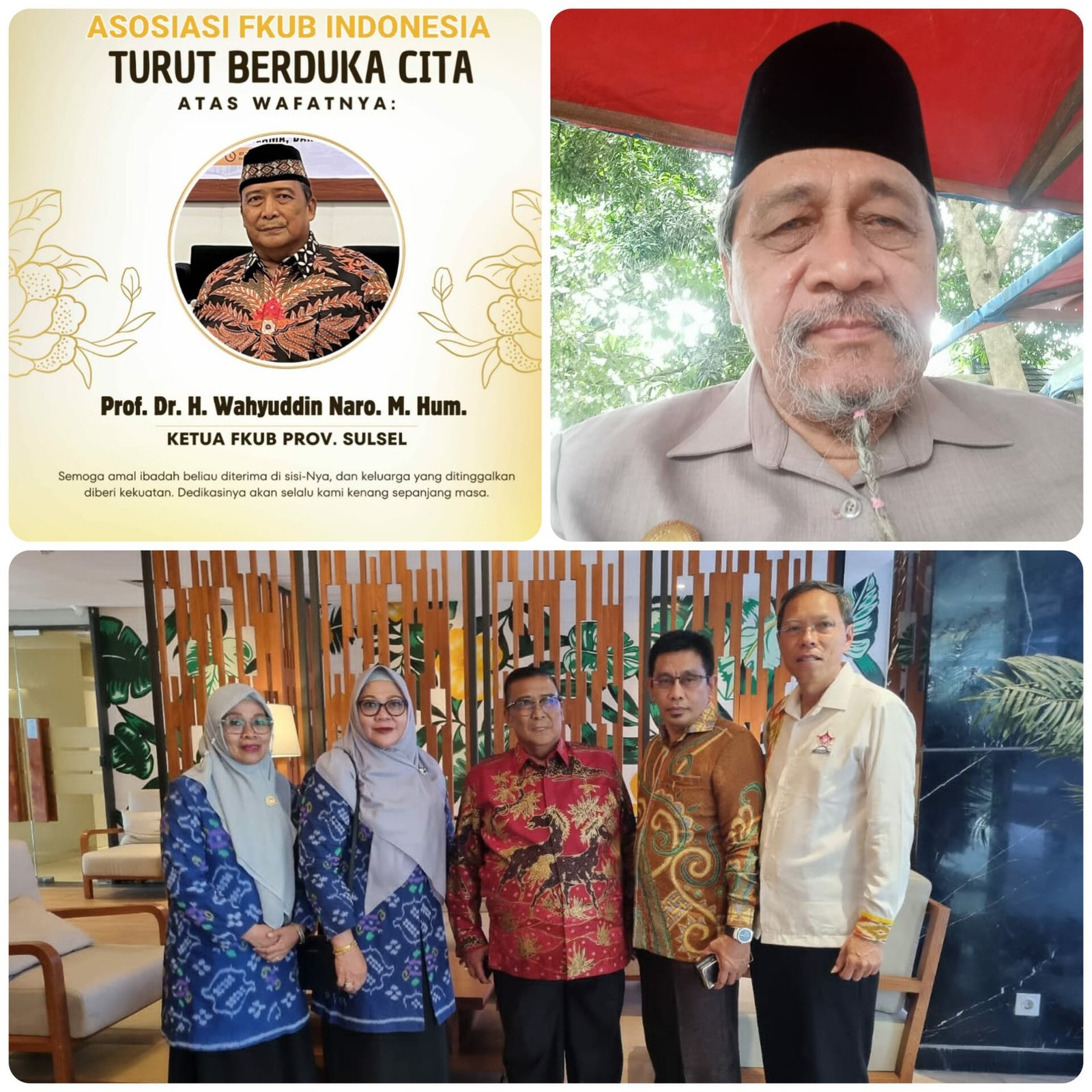 Kabar Duka Dari FKUB Sulawesi Selatan