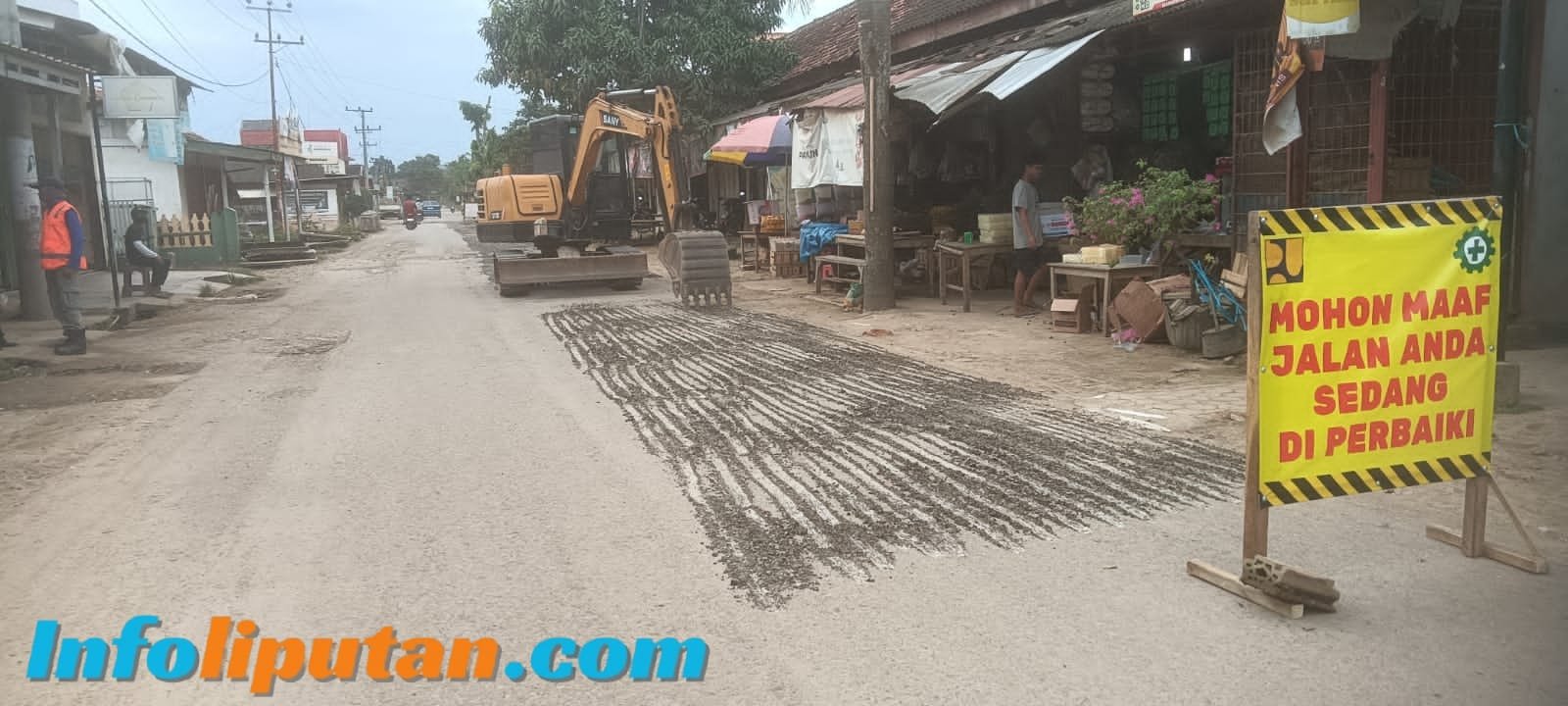 Masyarakat Pertanyakan Proyek Siluman Tanpa Plang Informasi Yang Beraksi di Jalan Raya Wargo Mulyo, Kecamatan Pardasuka