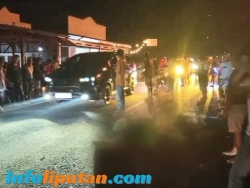 Kecelakaan Tragis Pemotor Wanita Meningal di TKP