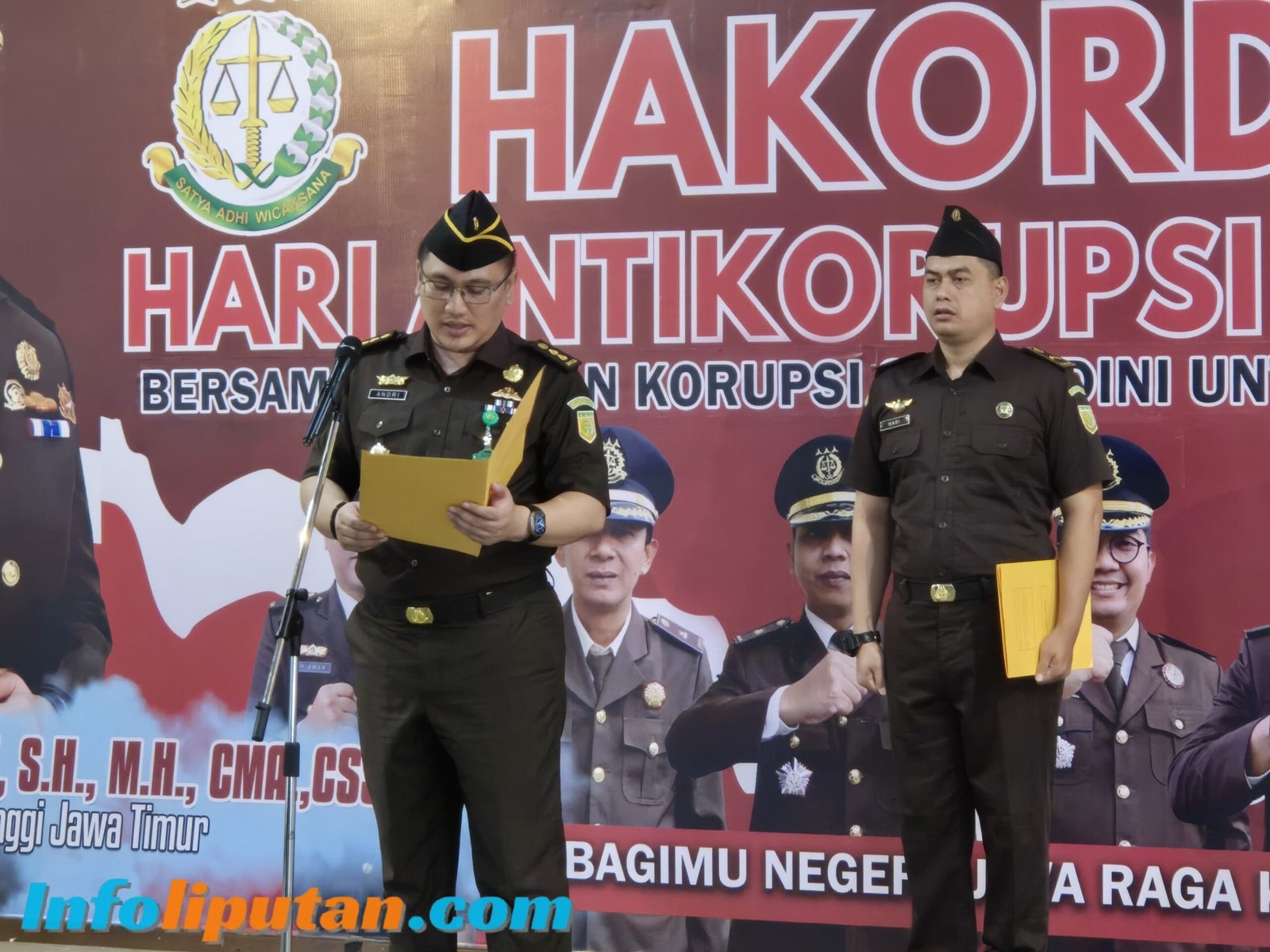 Kejaksaan Negeri Kabupaten Blitar Gelar Upacara Peringati Hari Anti Korupsi Sedunia