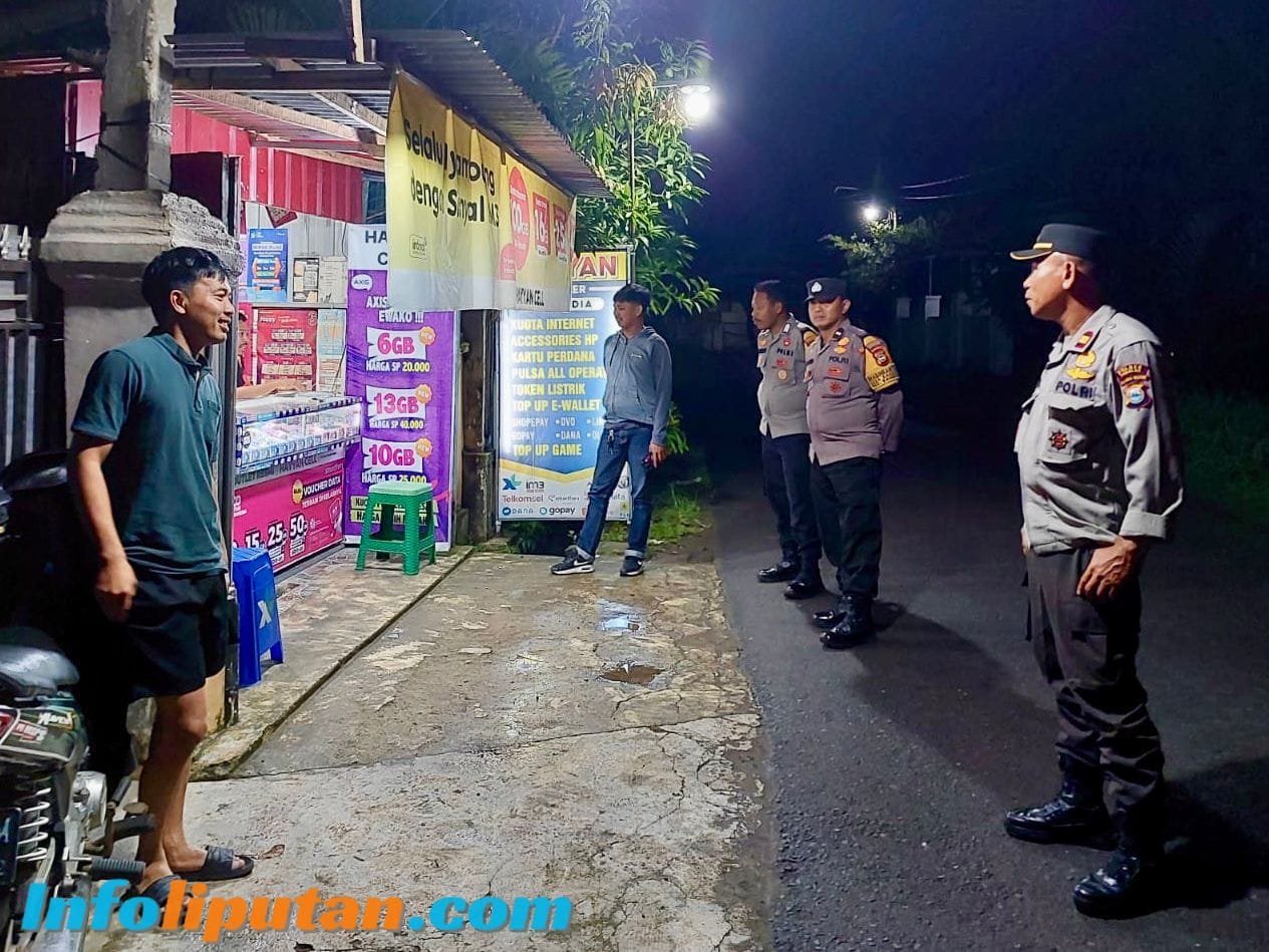 Polsek Mapsu Gencarkan Patroli Dialogis Pasca Pilkada, Kapolsek Ajak Warga Jaga Kerukunan