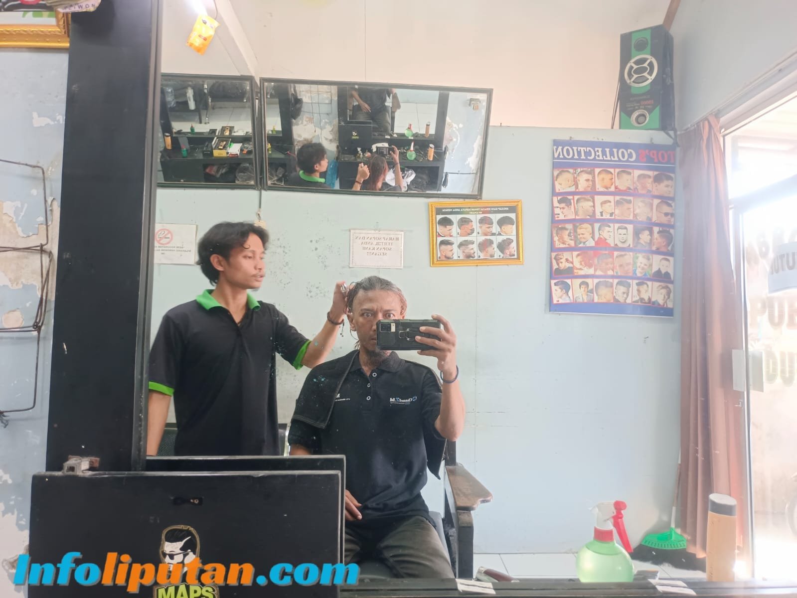 Jelang Nataru Potong Rambut Madura Kecipratan Berkah