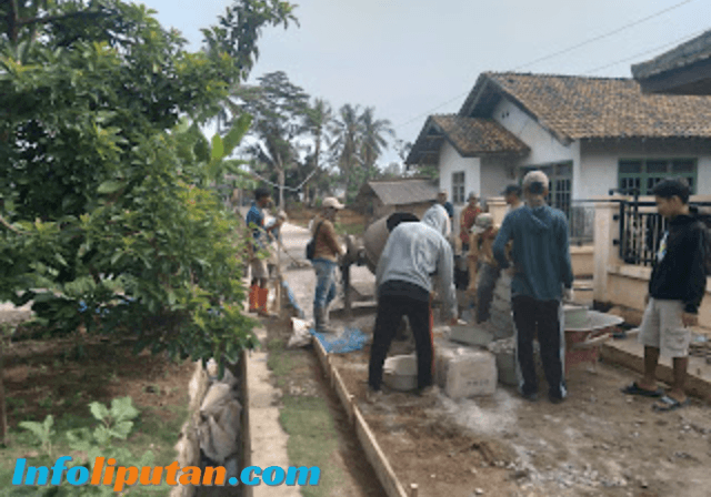 Pekon Pamenang Bangun Jalan Rabat Beton Mengunakan Angaran DD Tahaf ll Tahun 2024
