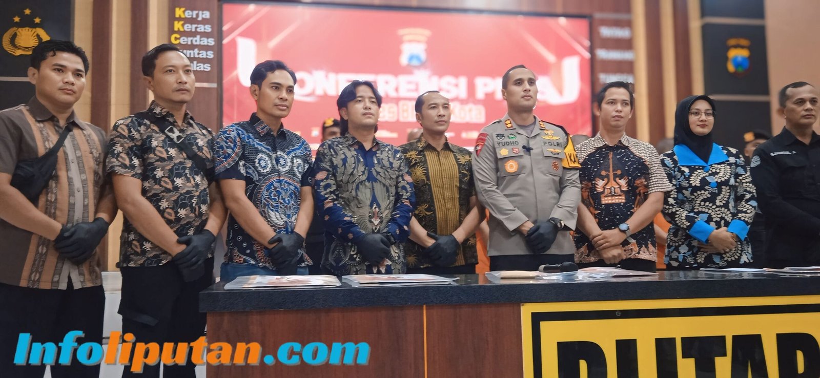 Press Release Awal Tahun 2025,Kapolres Blitar Kota tegaskan “Genderang Perang” Bagi Pelaku Tindak Pidana
