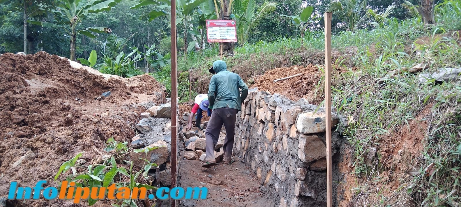 Pemerintah Pekon Banyumas Realisasikan Dana Desa Tahap II Dengan Membangun Gorong-Gorong