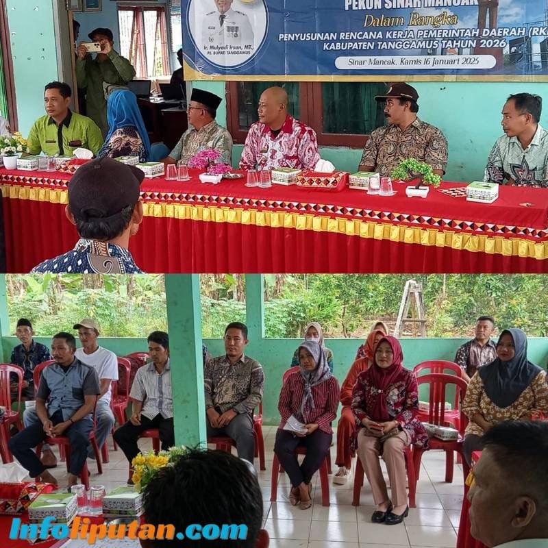 Pekon Sinar Mancak Kecamatan Pulau panggung Gelar Mesrengbang Masyarakat Fokos Lapen Jalan