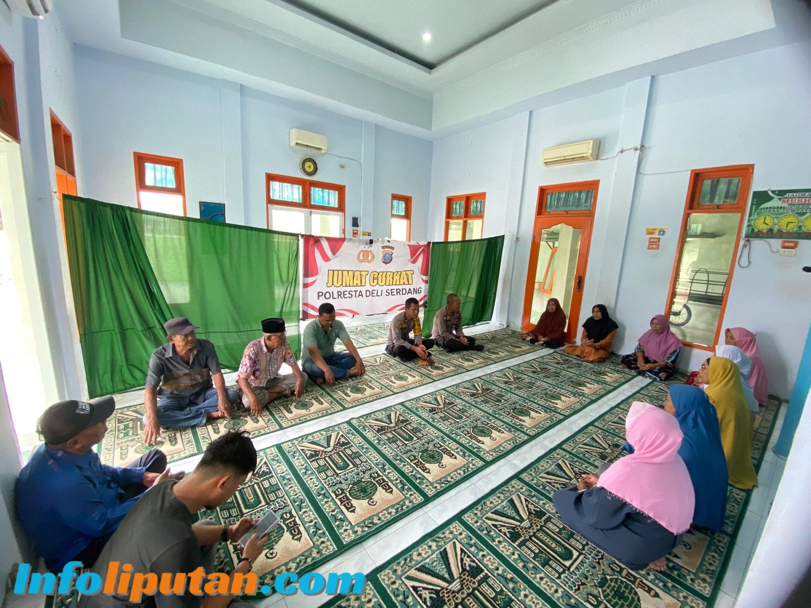 Jumat Curhat Polresta Deli Serdang mendapat Apresiasi masyarakat