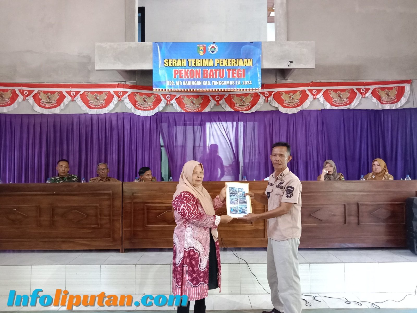 Pekon Batu Tegi Kecamatan Air Naningan Gelar Musrenbang Dan Serah Terima Pekerjaan Tahun 2024