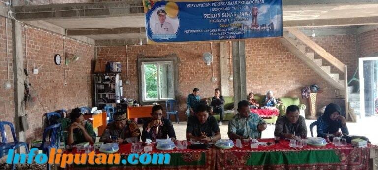 Pekon Sinar Jawa Kecamatan Air Nanigan Gelar Musrenbang Tingkat Kecamatan Untuk Usulan Tahun 2026