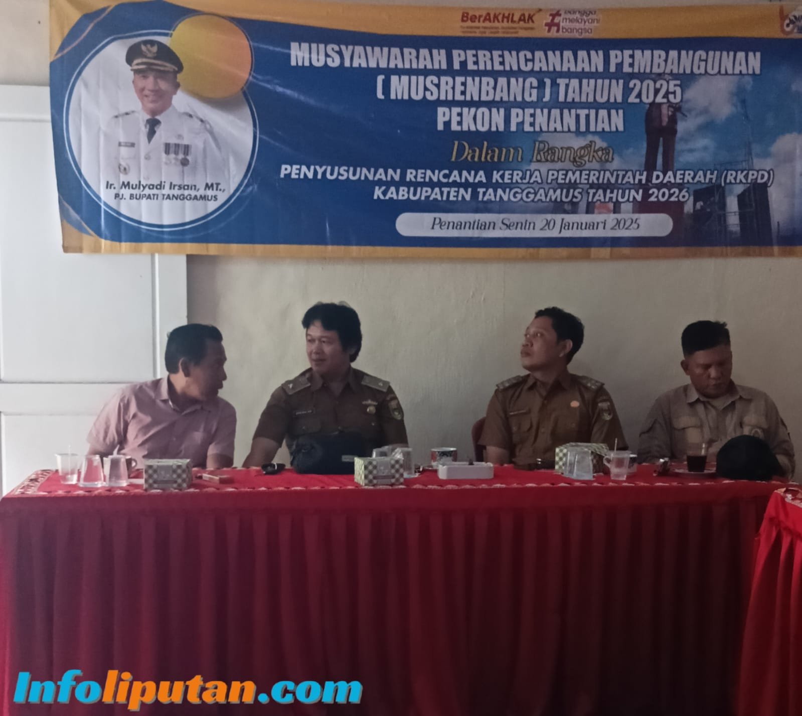Pekon Penantian kecamatan Pulau panggung Gelar Musrenbang Prioritaskan Pembagunan Jalan