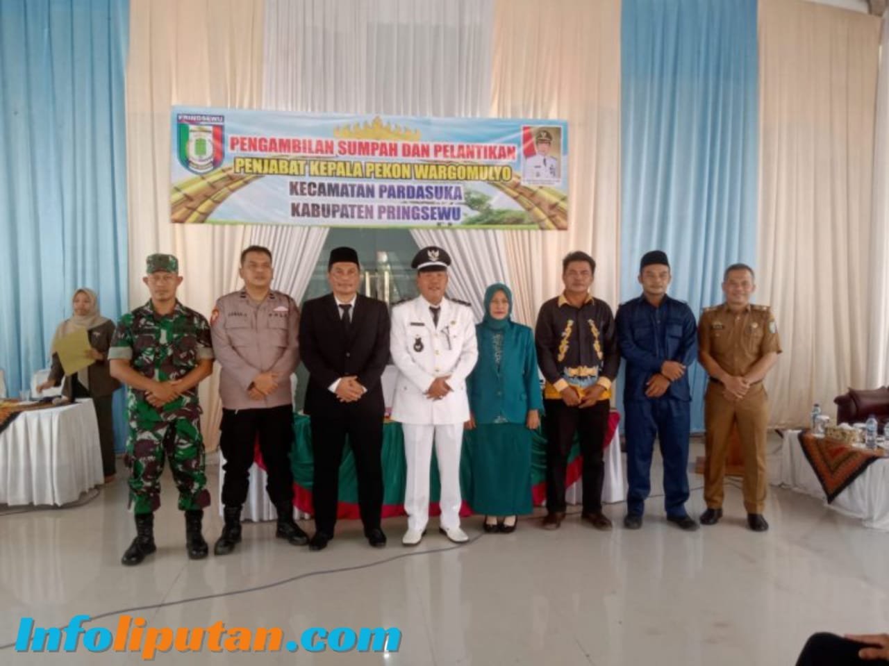 Fikri MZ Di Lantik Sebagai PJ Kakon Wargomulyo kecamatan Pardasuka