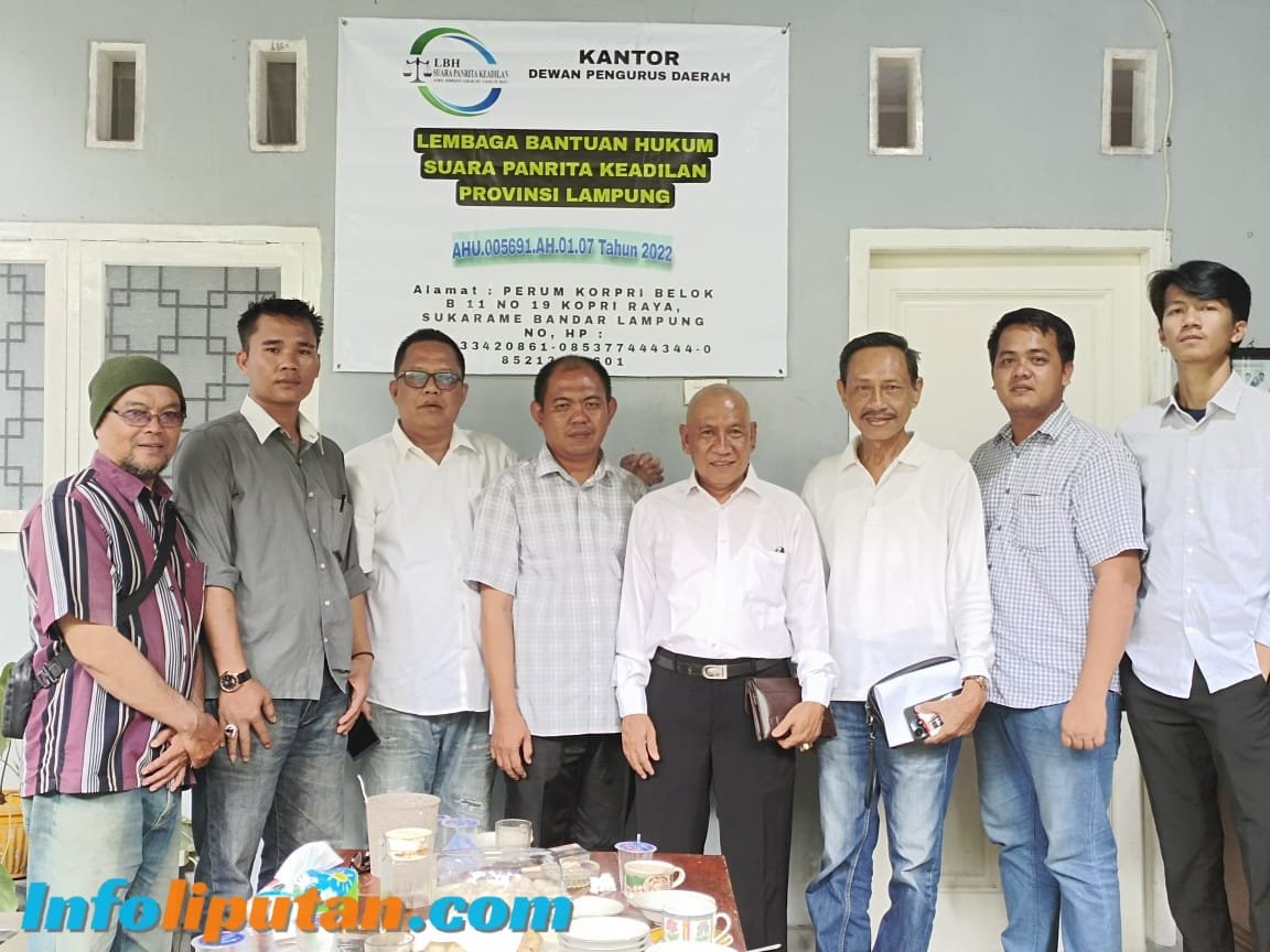 DPD LBH Suara Panrita Keadilan, Provinsi Lampung Siapkan Layanan Bantuan Hukum Gratis Bagi Masyarakat Kurang Mampu Di Dukung Oleh Dewan Pengurus Pusat.