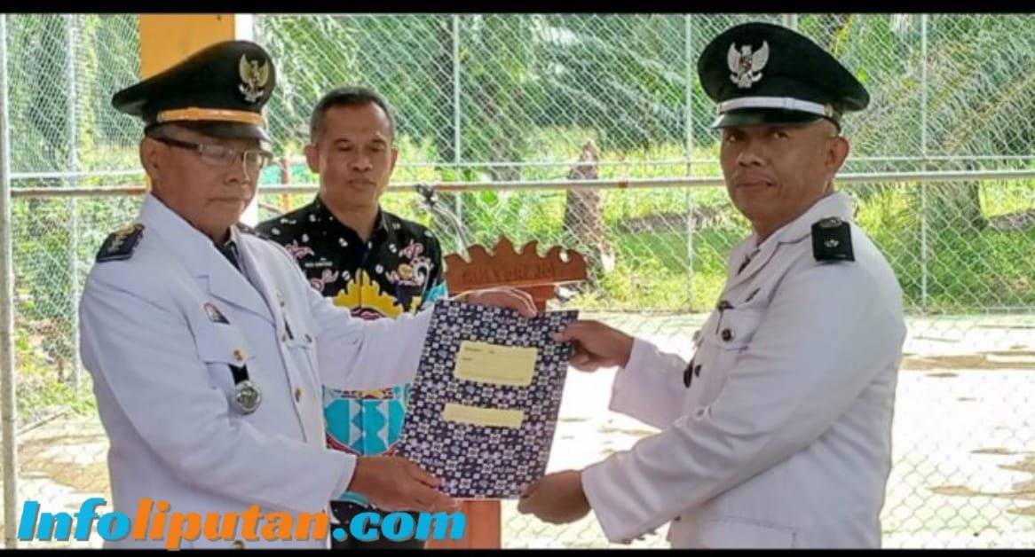 Camat Banyu Mas Lantik Patwadi Sebagai PJ Kepala Pekon Mulyorejo