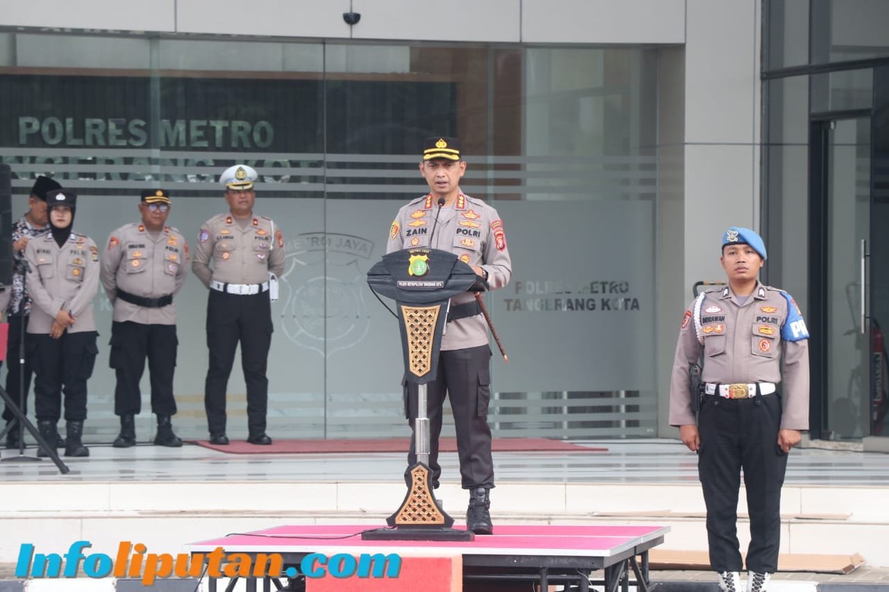 Polres Metro Tangerang Kerahkan 347 Personel Gabungan Amankan Imlek 2025