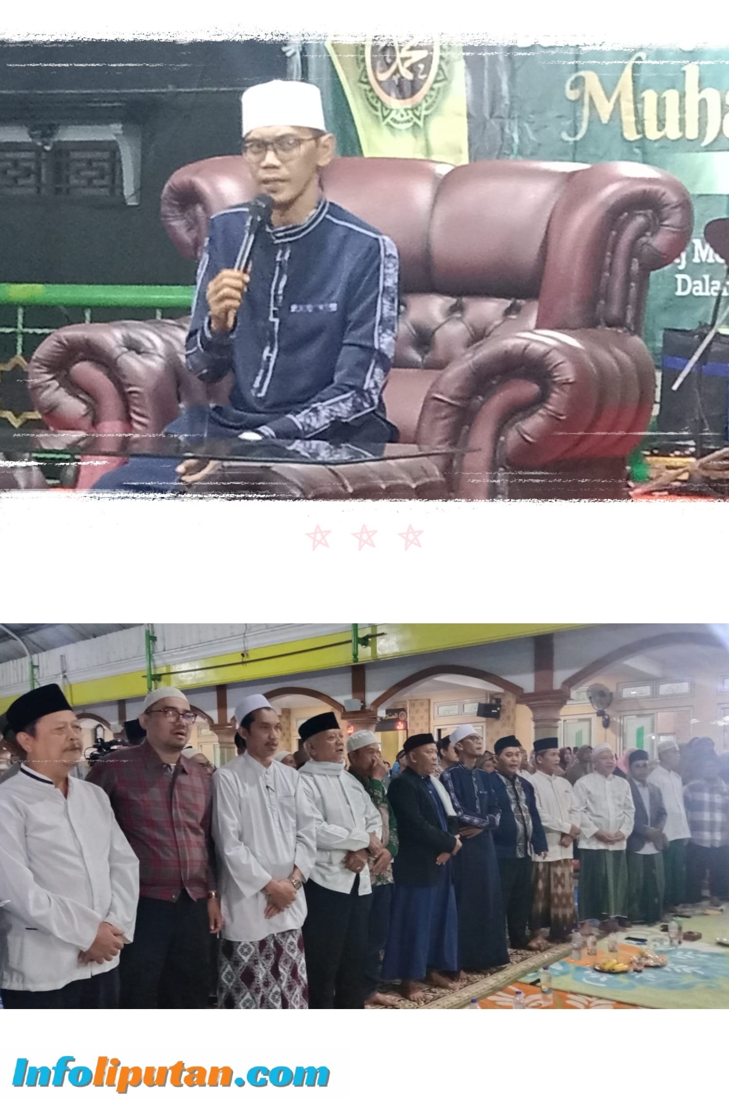 Tabliq Akbar di Mesjid Baitul Hikmah, Menyambut isra Miraj Tetap Ramai Jamaah Walau di Guyur Hujan