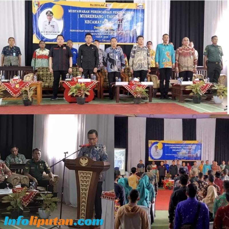 Kadis PMD Membuka Kegiatan Musrenbang Tingkat Kecamatan Ulu Belu