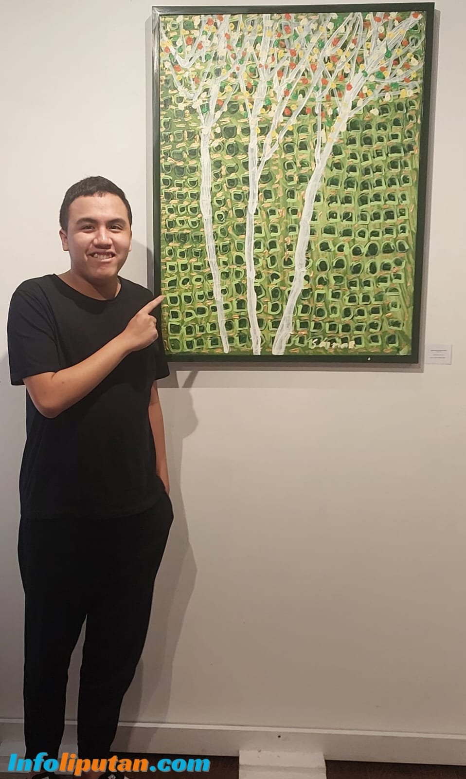 Muhammad Salman Farisyi, Penyandang Autis dengan Gaya Melukis Bunga Sakura Dikenal Sampai Ke Jepang dan Korea Selatan