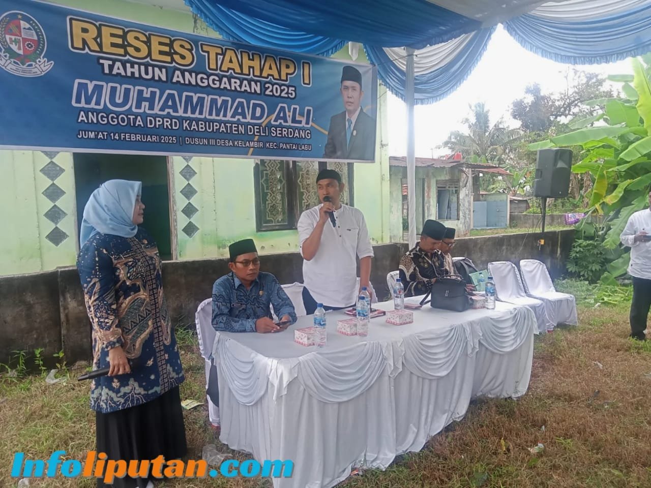 Reses Dari Fraksi PAN Muhammad Ali Anggota DPRD Deli Serdang di Desa Kelambir Berjalan Sukses