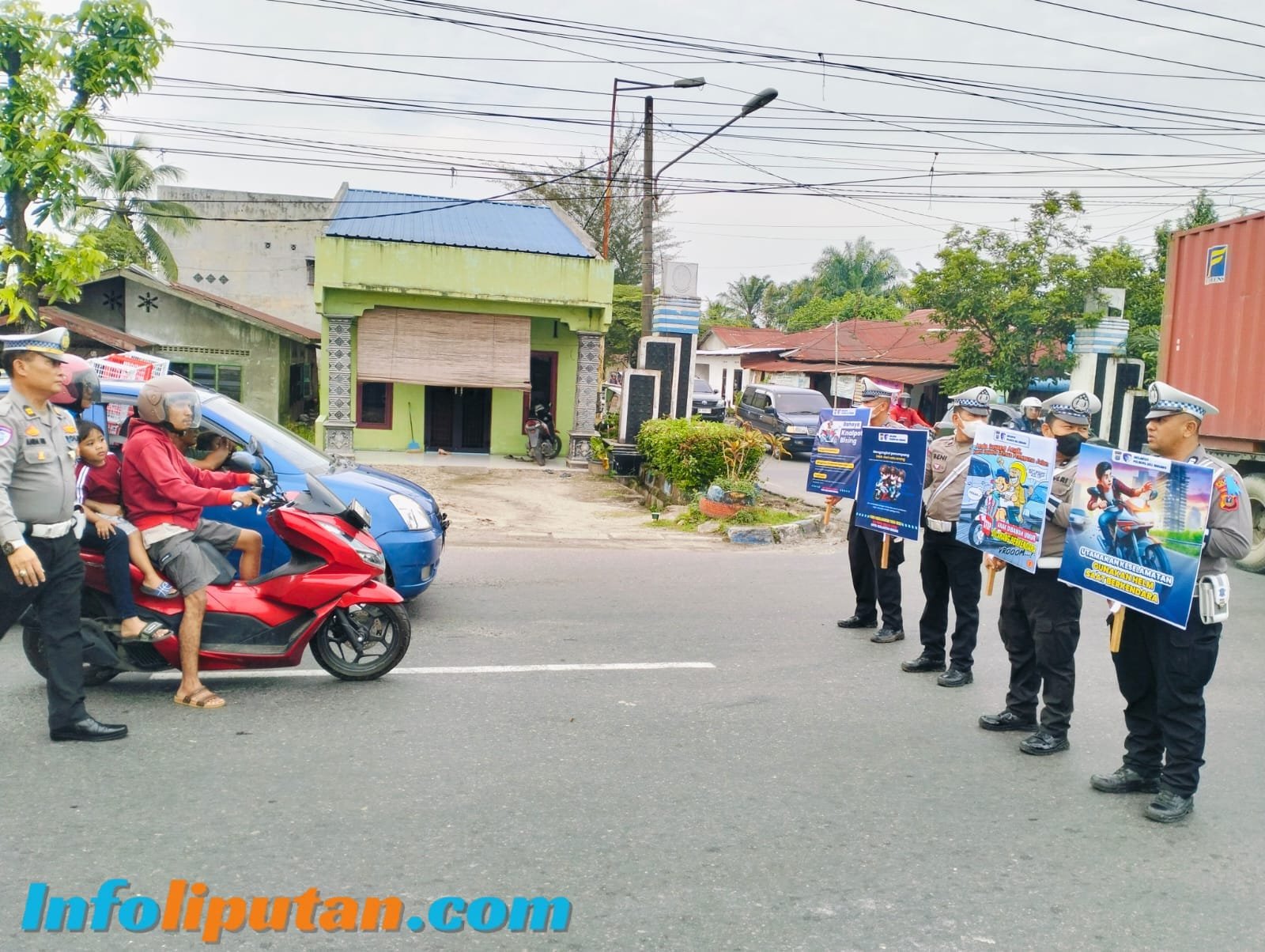 Satlantas Polresta Deli Serdang Gelar Sosialisasi Keselamatan Berlalu Lintas dalam Operasi Keselamatan Toba 2025