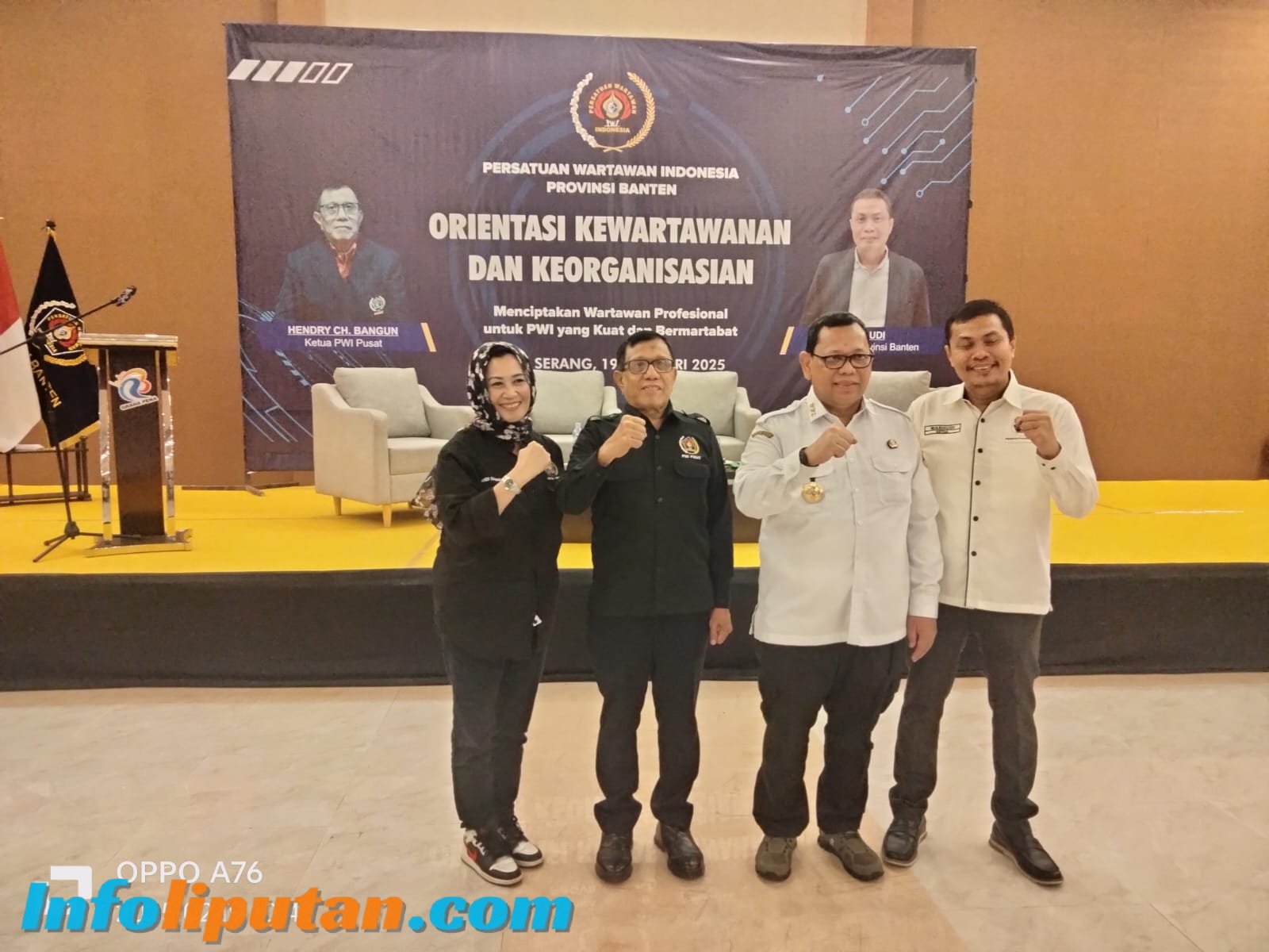 OKK PWI Banten Dihadiri Ratusan Peserta, Mashudi: Kita Kembali ke Rumah Besar PWI