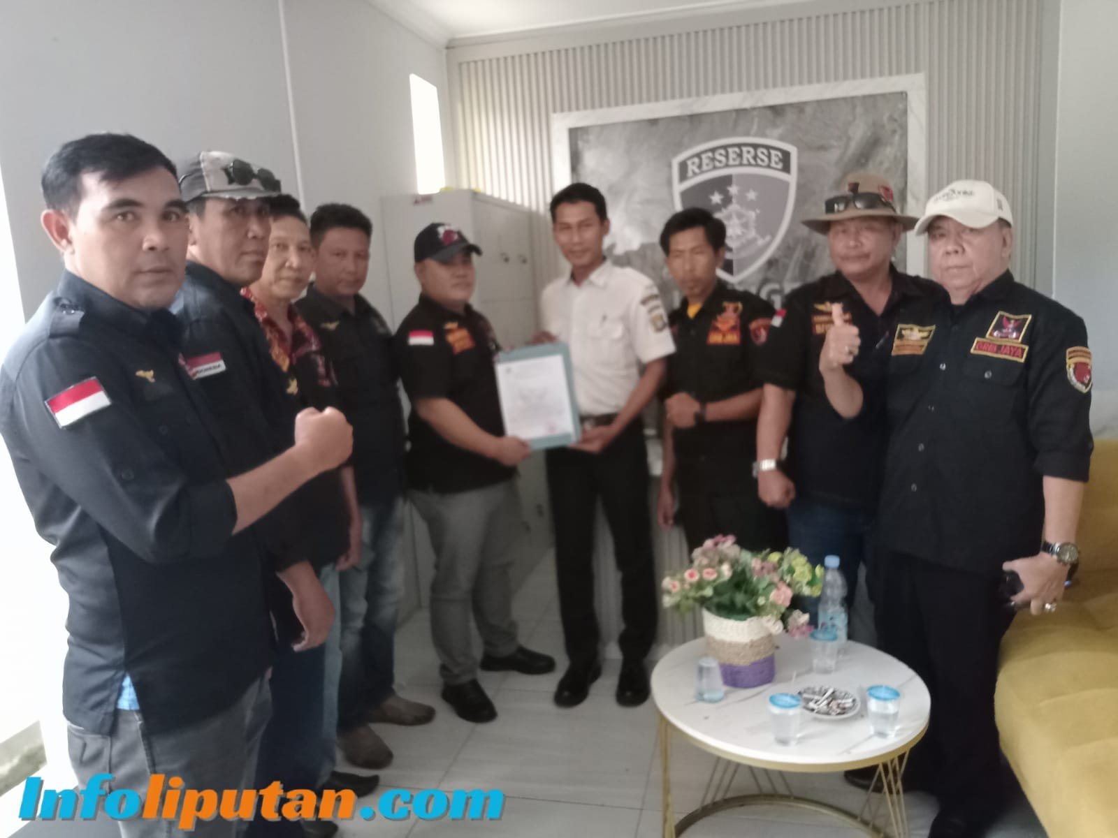 DPC GRIB Jaya Tanggamus Layangkan Dumas ke Polres Terkait Dugaan Ujaran Kebencian oleh Ketua DPC APDESI