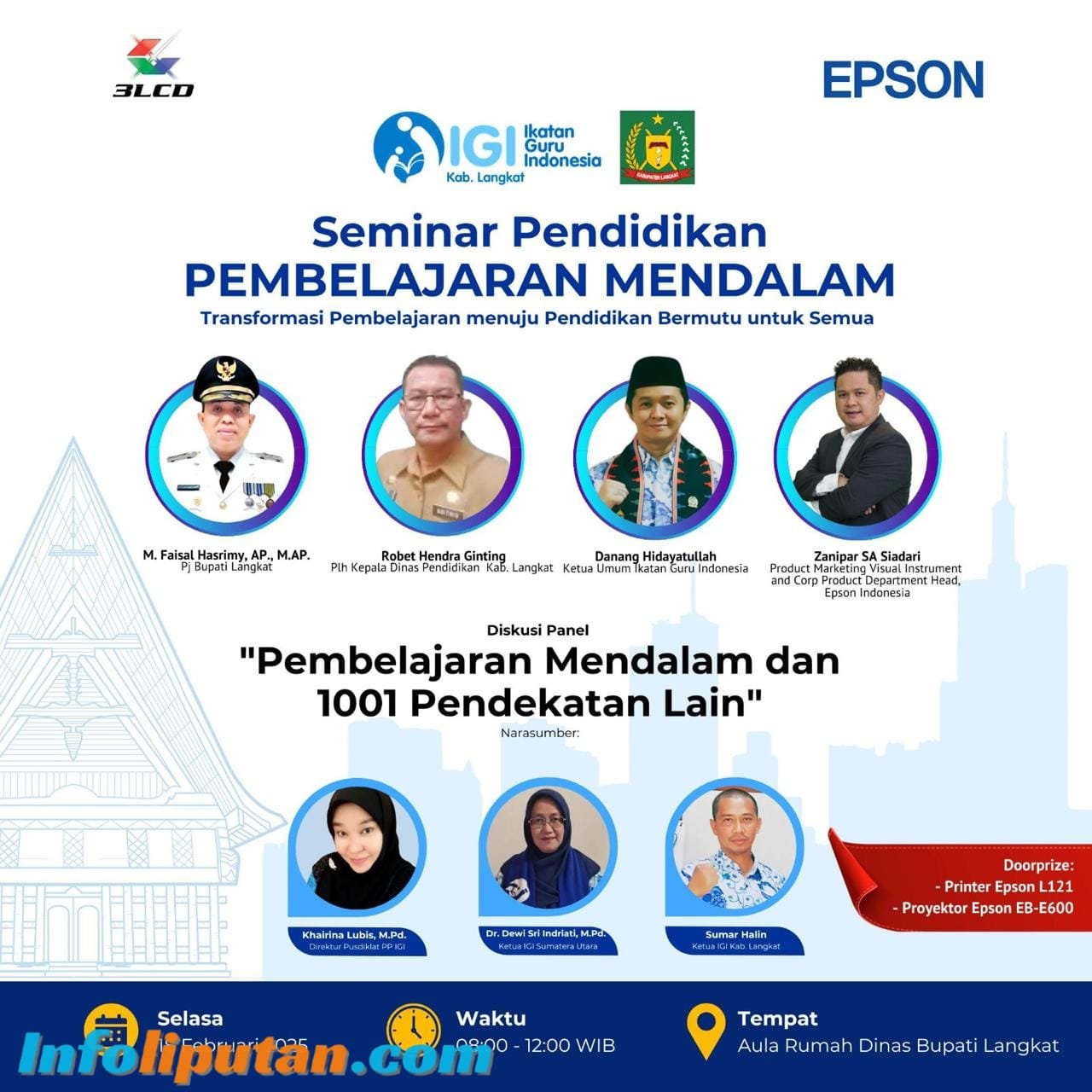 EPSON dan IGI Langkat Gelar Seminar Pelajaran Mendalam