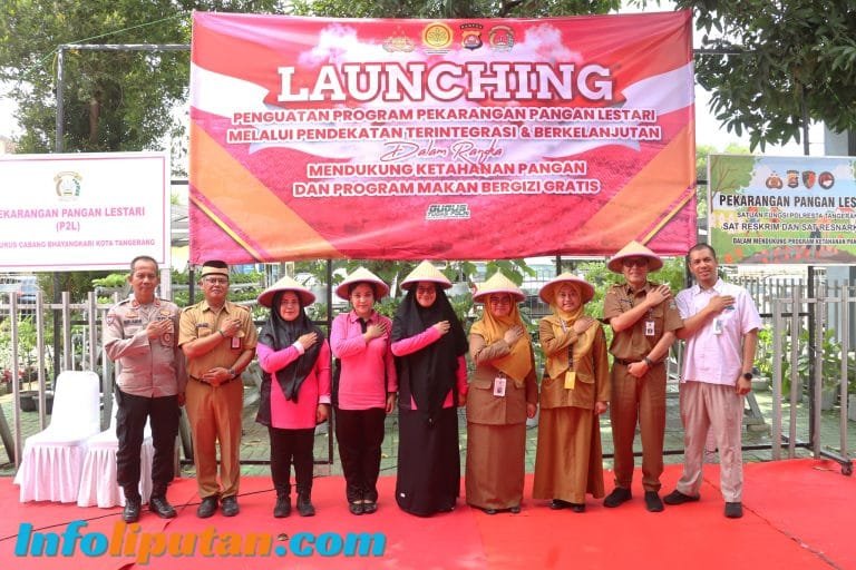 Dukung Ketahanan Pangan, Polresta Tangerang Launching P2L