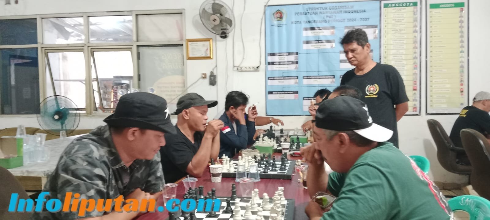 PWI Kota Tangerang Gelar Pertandingan Catur dan Tenis Meja dalam Rangka HPN dan HUT Kota Tangerang ke-32