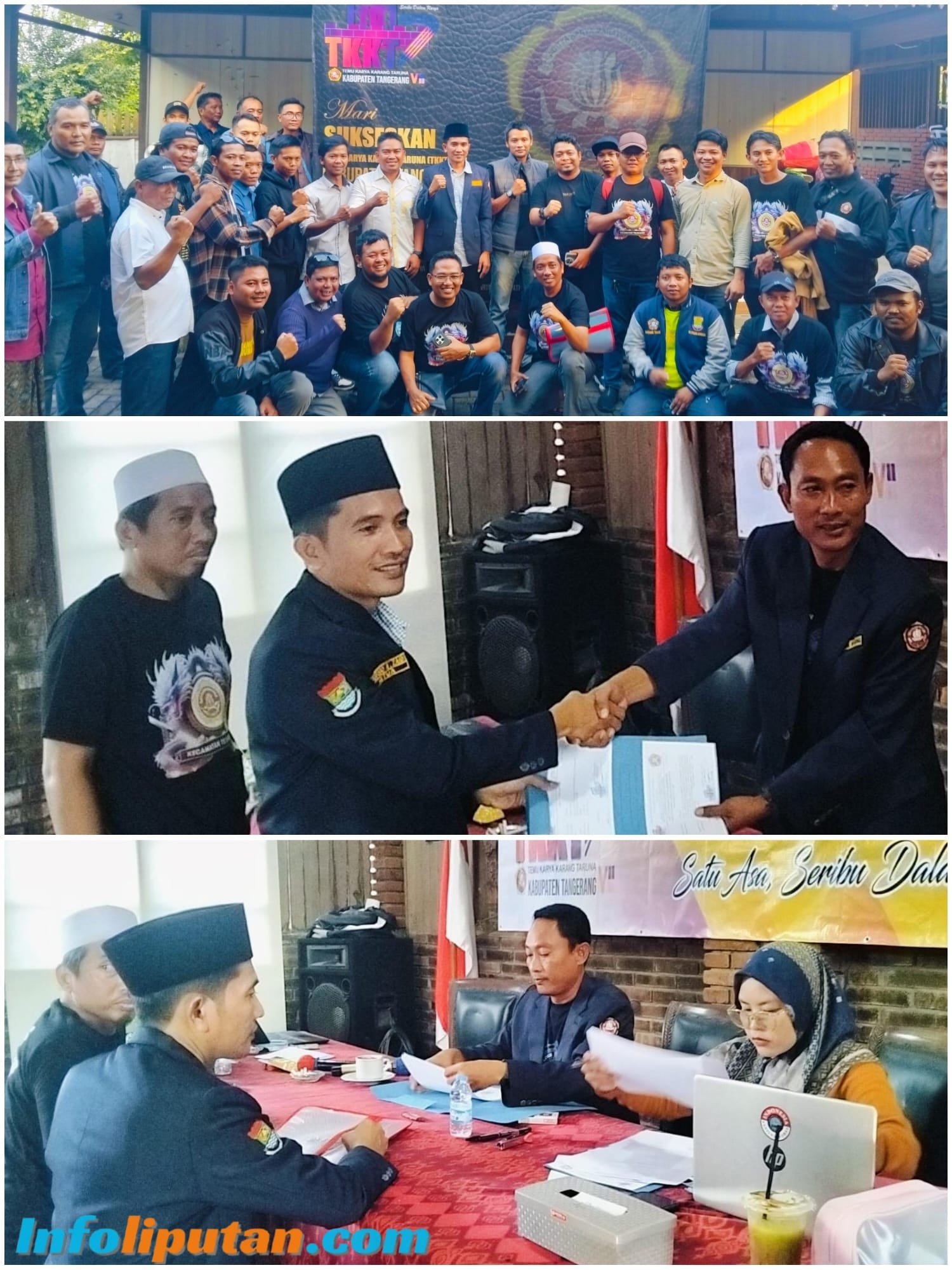 Prayogo A. Zaidi Daftar Sebagai Bakal Calon Ketua Karang Taruna Kabupaten Tangerang