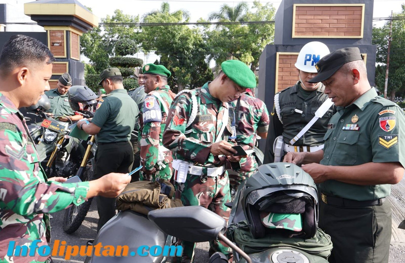Kodim 0808/Blitar Laksanakan Sosialisasi Ops Gaktib Yustisi Subdenpom V/1-3