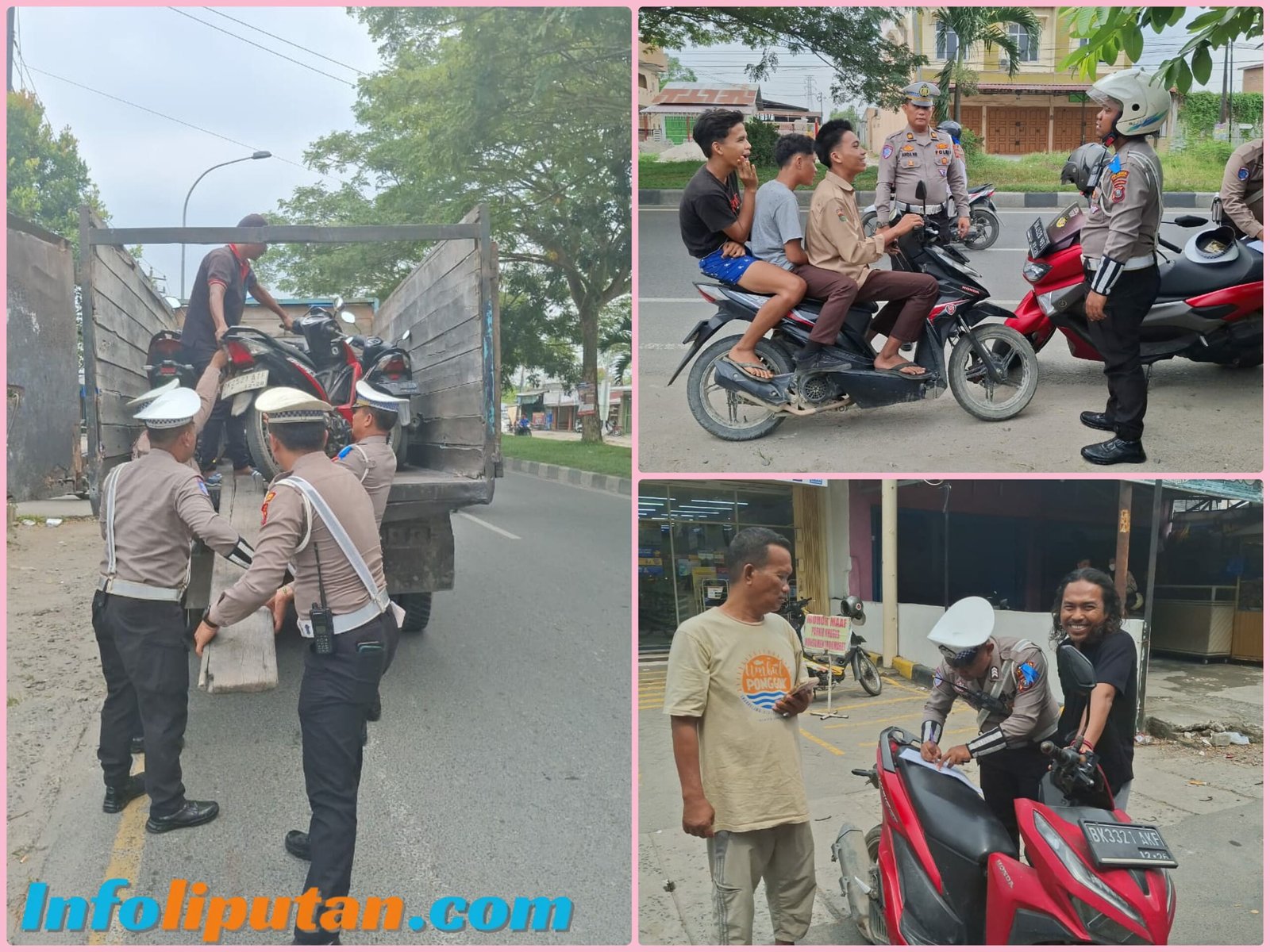 Melanggar Aturan Lalu Lintas, Puluhan Sepeda Motor Terjaring Ops Keselamatan