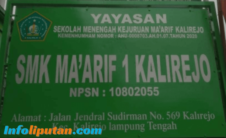 SMK MA’ARIF 1 KALIREJO DIGUGAT KE PENGADILAN NEGERI GUNUNG SUGIH