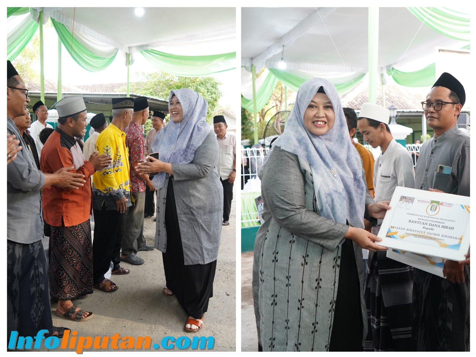 UMi Laila, S.Ag Mewakili Bupati Pringsewu Hadiri Buka Puasa Dan Sholat Tarawih Bersama Masyarakat