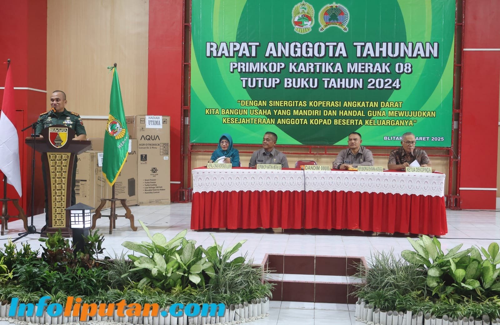 Primkop Kartika Merak 08 Kodim 0808/Blitar, Gelar RAT Tutup Buku Tahun 2024