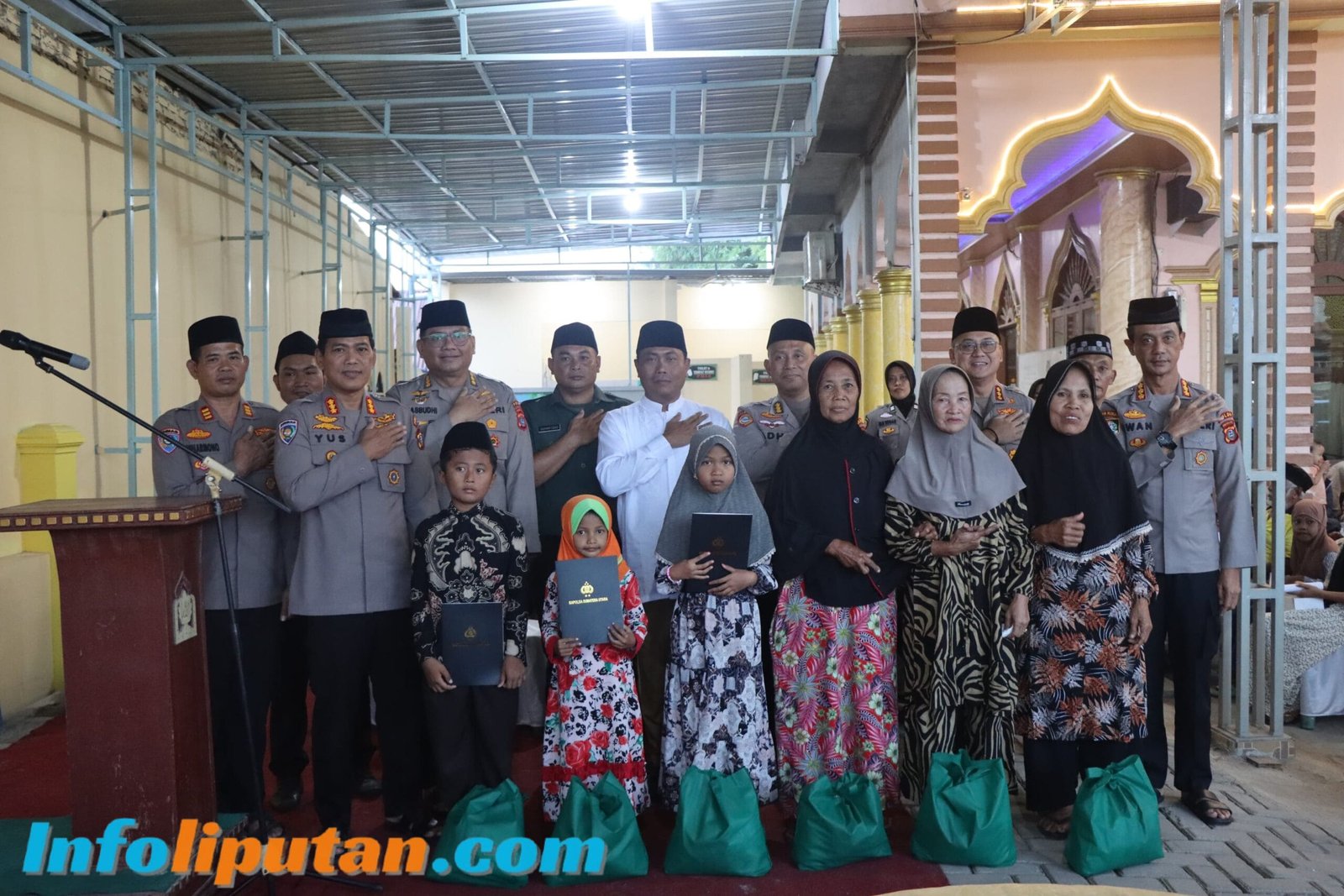 Polresta Deli Serdang dan Polda Sumut Gelar Safari Ramadan, Berikan Santunan Anak Yatim