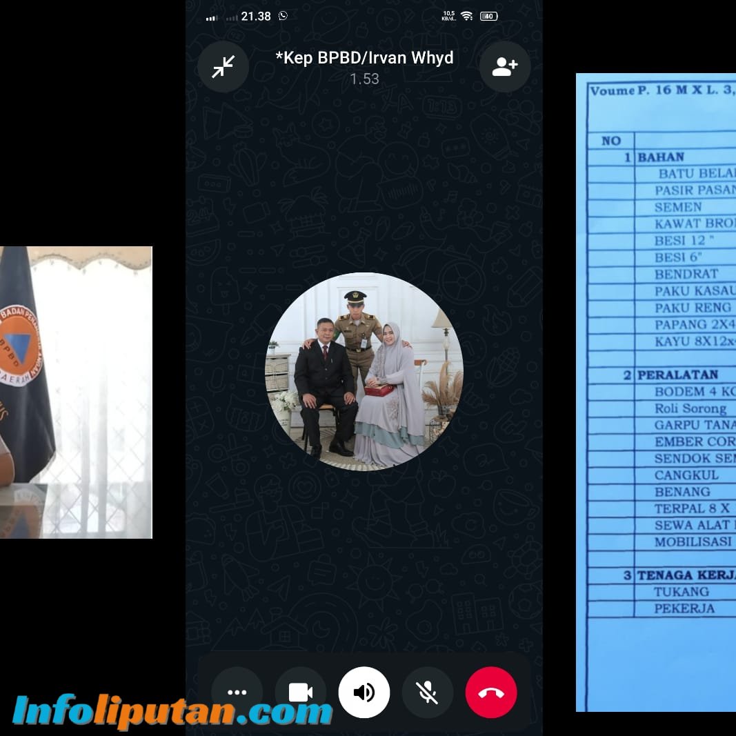 Jembatan Ambrol di Tanggamus, BPBD Janji Bantu Perbaikan