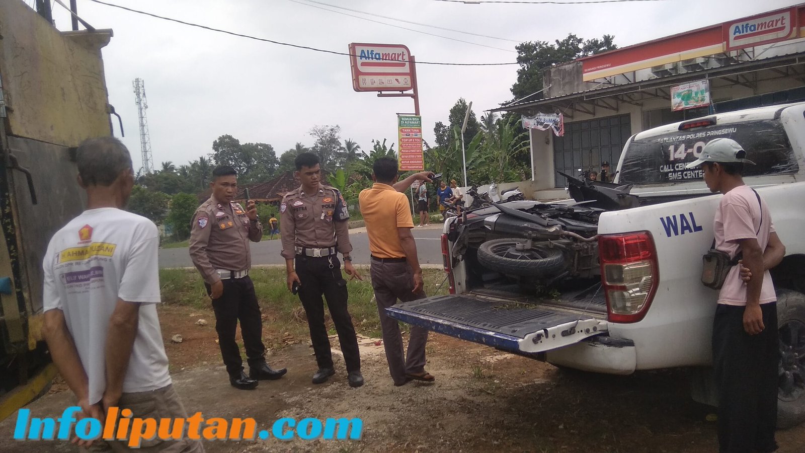 Kecelakaan Maut di Pringsewu: Pengendara Vario Terluka Parah