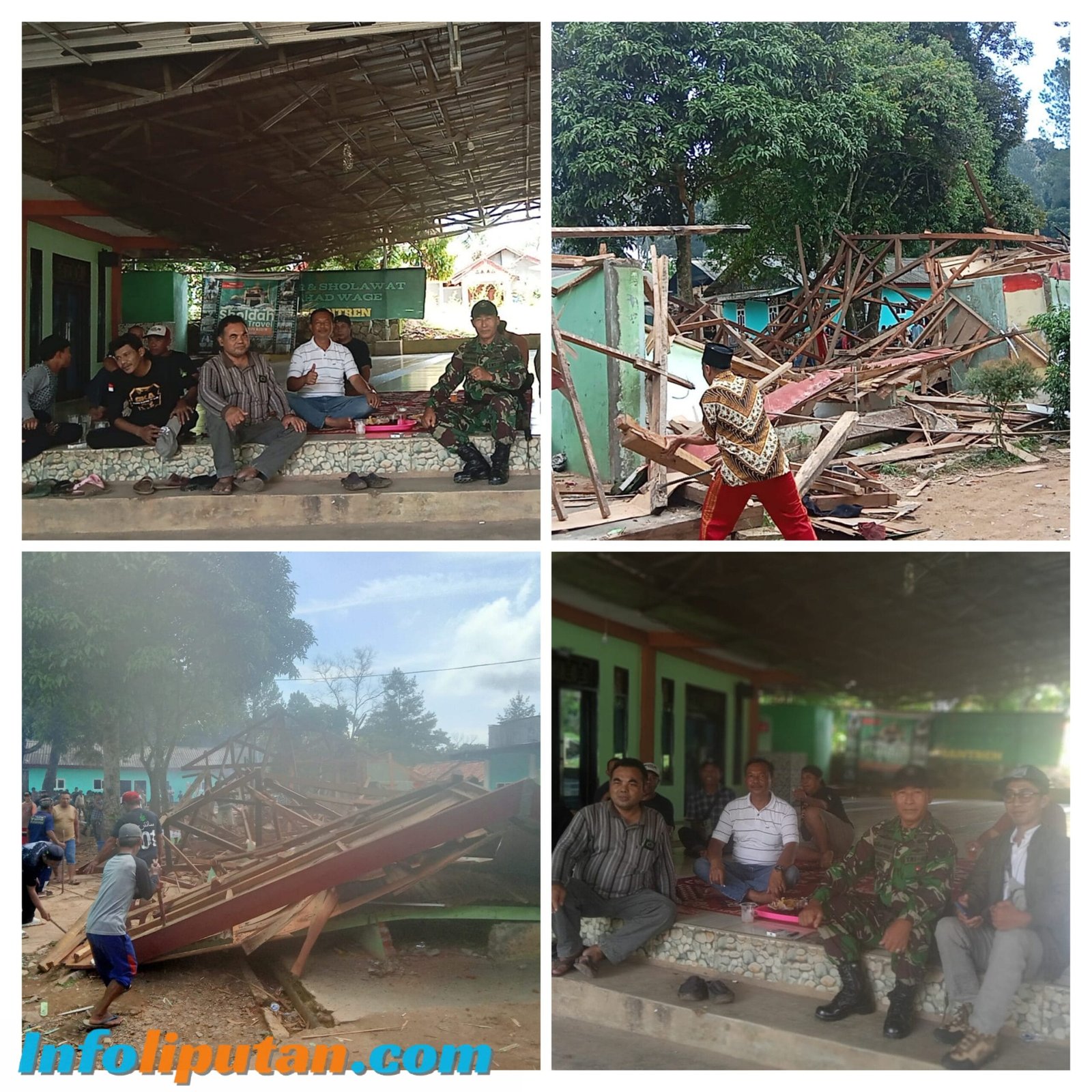 Sinergi TNI, Warga, dan Ponpes Al-Qodir Wujudkan Pembangunan Pesantren