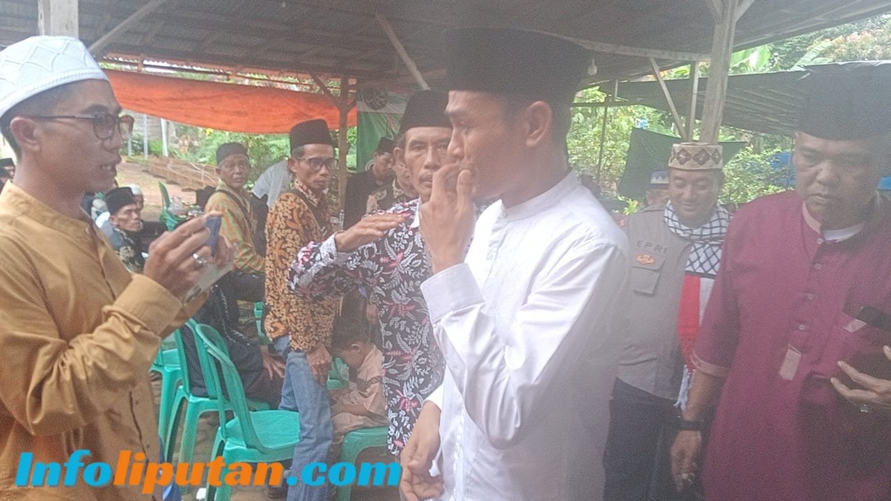 Wabub Tanggamus Hadiri Pengajian dan Halal Bihalal di Ponpes Darul Ilmi