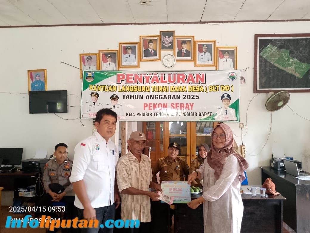 Desa Serai Salurkan BLT-DD Tahap I Tahun 2025 kepada 39 KPM