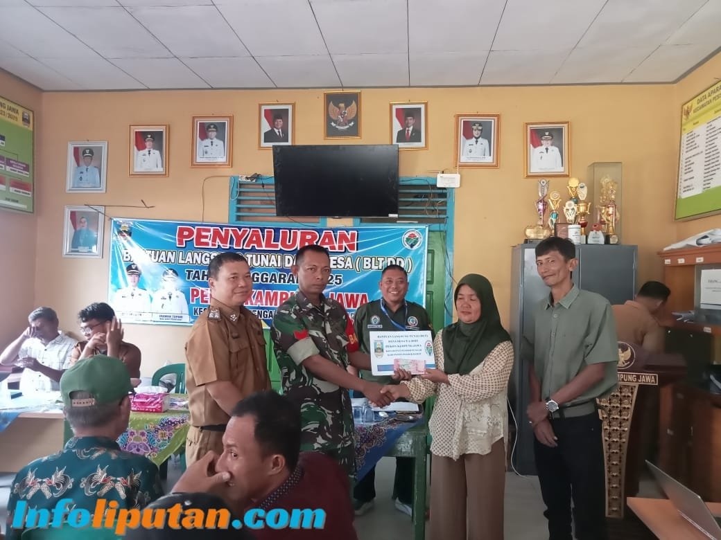 Pemerintah Pekon Kampung Jawa Salurkan BLT-DD Tahap 1 2025