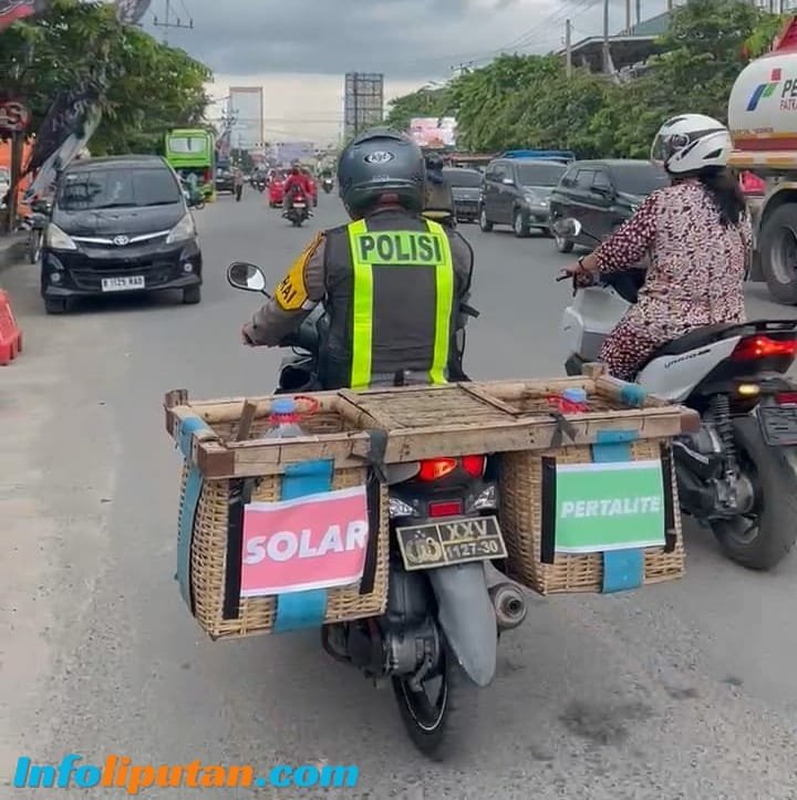 Polres Lampung Tengah Sediakan BBM Gratis untuk Pemudik
