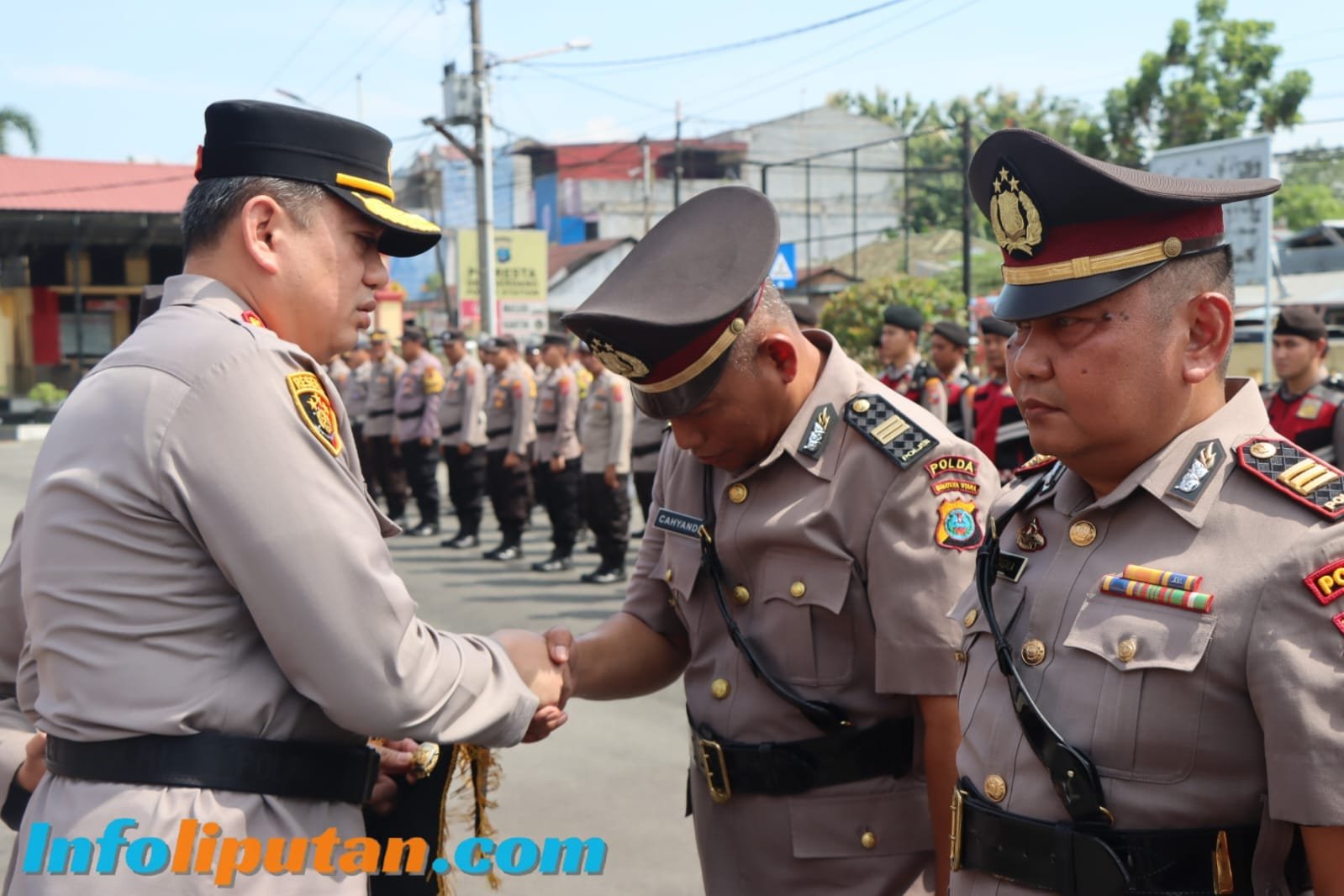 Polresta Deli Serdang Gelar Sertijab Empat Pejabat Utama